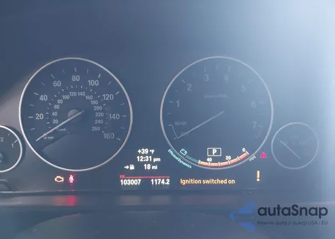 2014 BMW 320I xDrive z USA, uszkodzony, nr VIN WBA3C3G5XENS70111